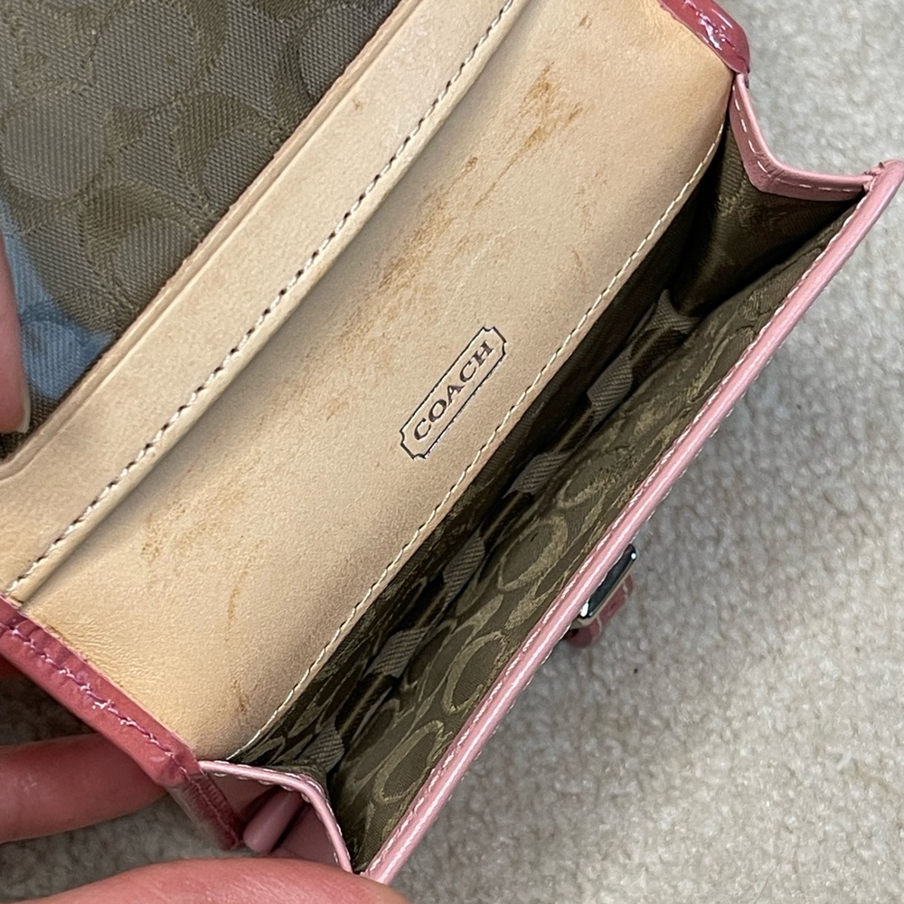 Vintage Coach Leather Card Case - Picture 5 of 7